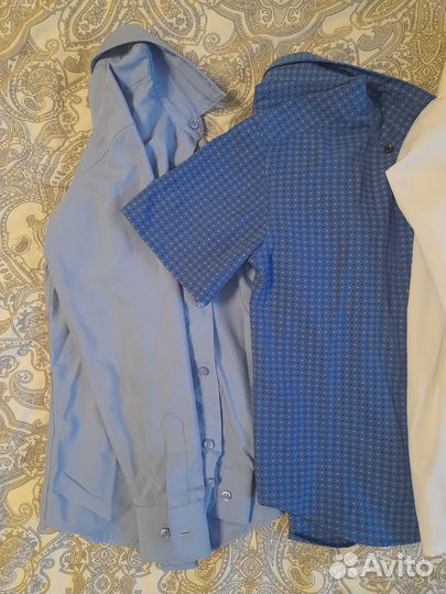 Рубашки школьные 122-128