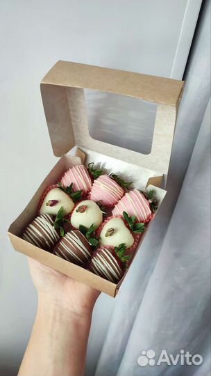 Маленький набор Клубники в шоколаде