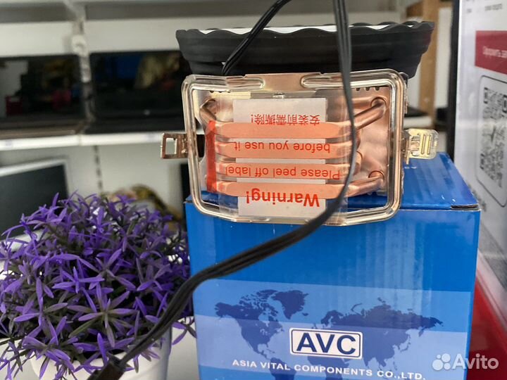 Башенный куллер 4 трубки AVC