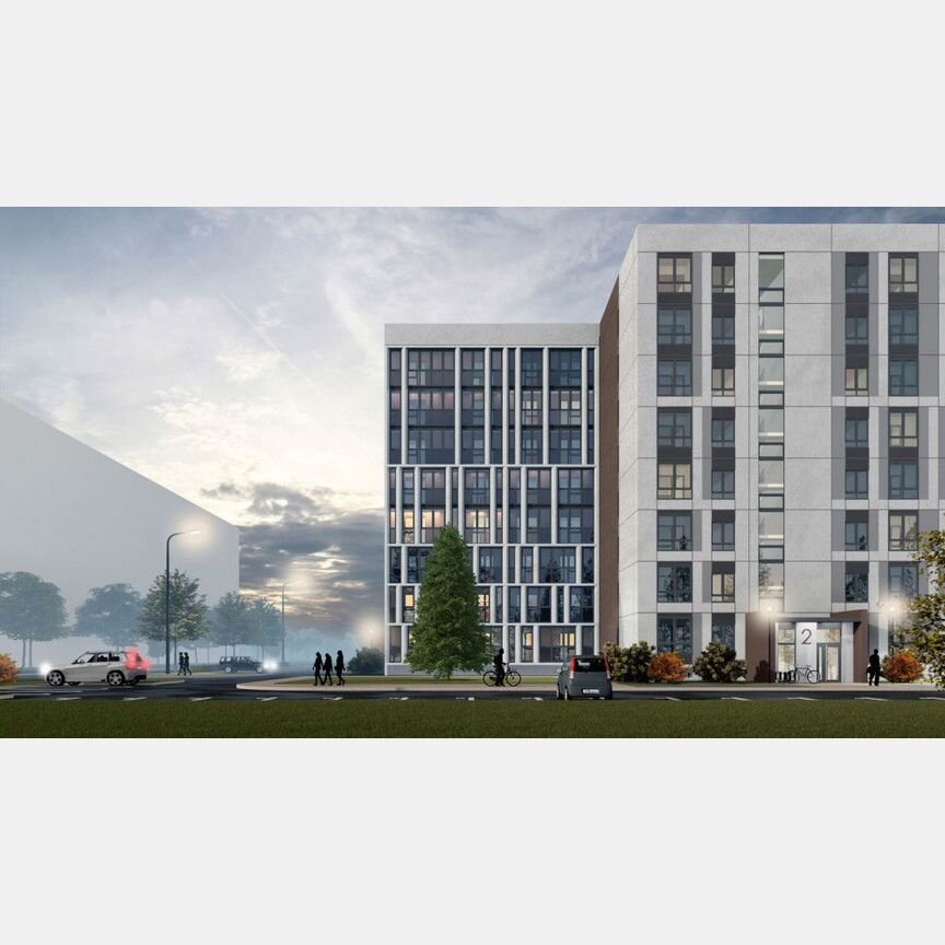 2-к. квартира, 52,4 м², 4/8 эт.