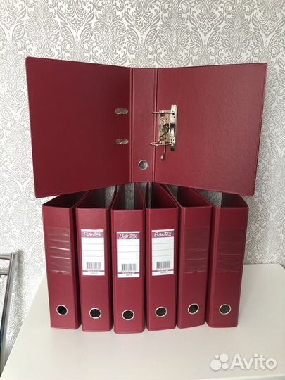 Папка-регистратор Bantex 70 мм бордовая