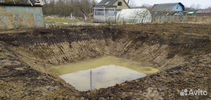 Дренажные работы / копка котлованов / копка прудов