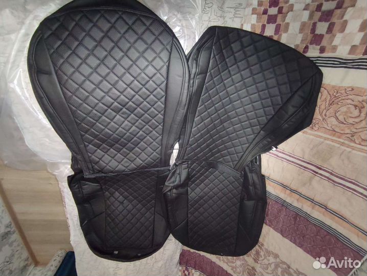 Чехлы эко кожа на Хендай Солярис (1 поколения)