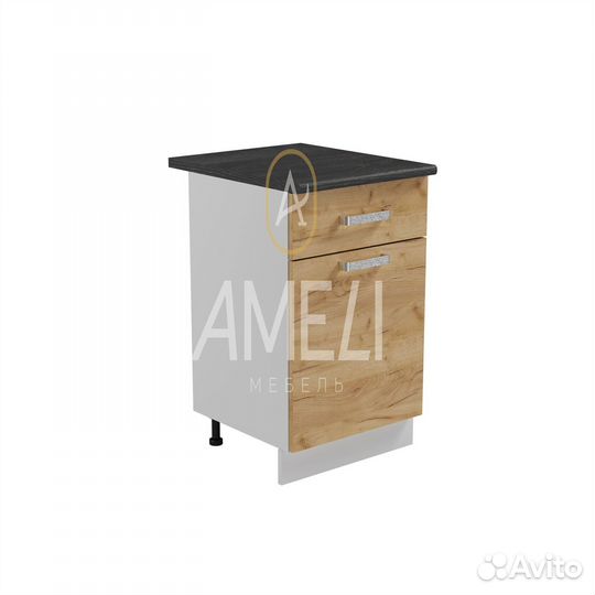 Кухонный модуль стол с ящиком