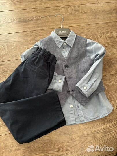 Комплект брюки и рубашка-жилет HM