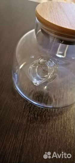 Заварочный чайник из жаропрочного стекла