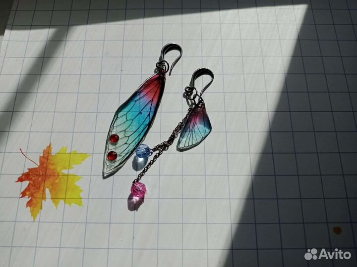 Сережки-крылья