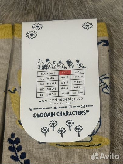 Носки Мю Муми-Тролли/Moomin