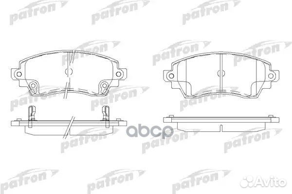 Колодки тормозные дисковые 0446502030 PBP1391 P