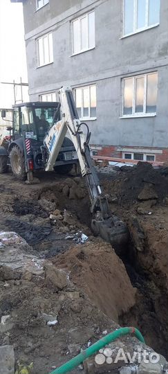 Услуги экскаватора погрузчика