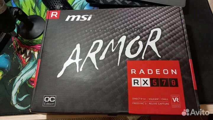 Видеокарта rx 570 4gb