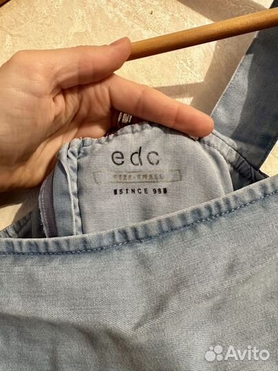 Платье сарафан под denim edc