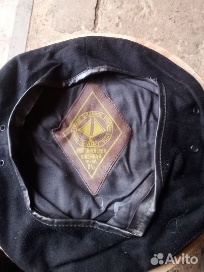 Берет мужской черный