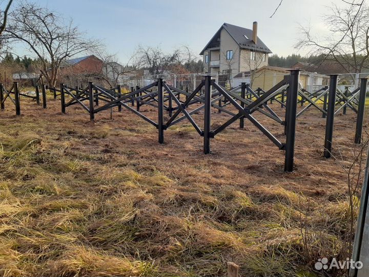 Винтовые сваи / Быстрый монтаж винтовых свай