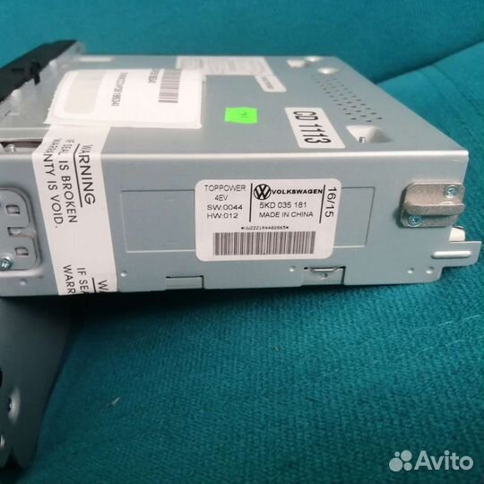 Штатное головное устройство volkswagen