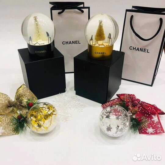 Снежный шар новогодний chanel