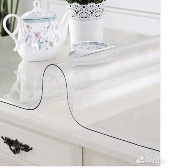 Гибкое стекло скатерть