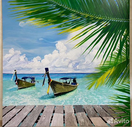 Картина на фанере тайланд пейзаж