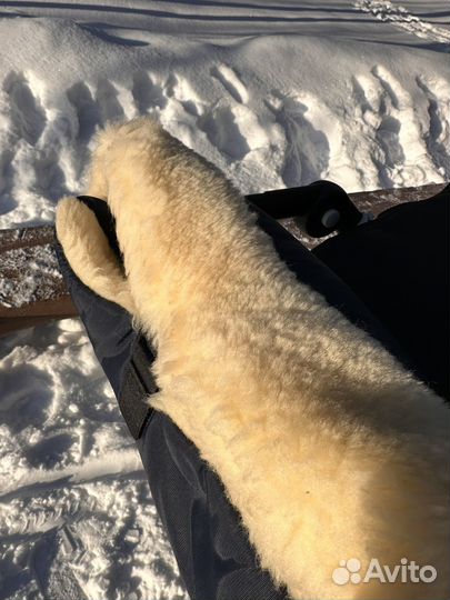 Муфта Mansita натуральная овчина на коляску