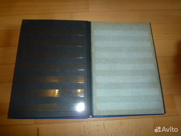 Большой черный альбом Кляссер для марок на 10 лист