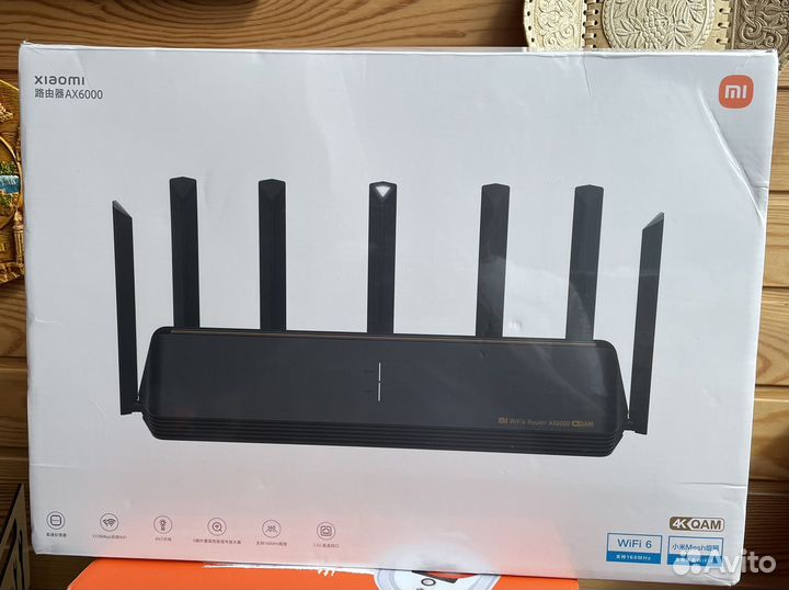 Wi-Fi роутер Xiaomi Mi Aiot AX6000 Black