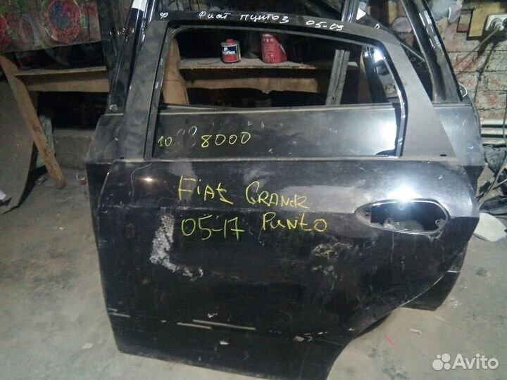 Фиат Пунто дверь задняя левая