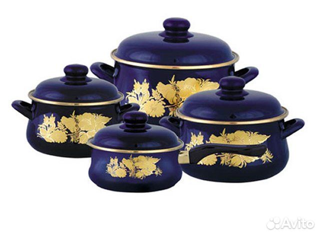 Эмалированные наборы кастрюль Метрот Сербия и др