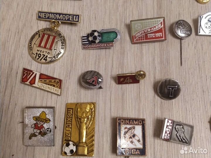 Значки Футбольных клубов СССР