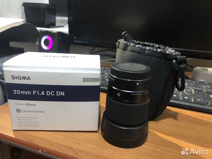 Объектив для sony e sigma 30mm f1.4