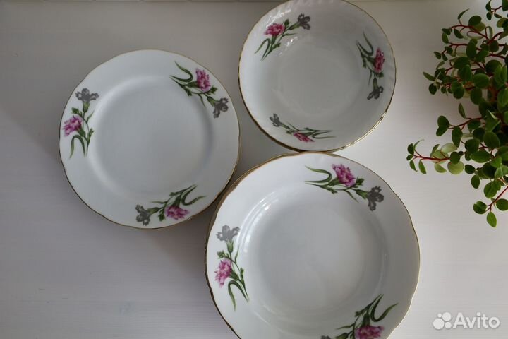 Тарелки и салатники винтажные фарфор Япония