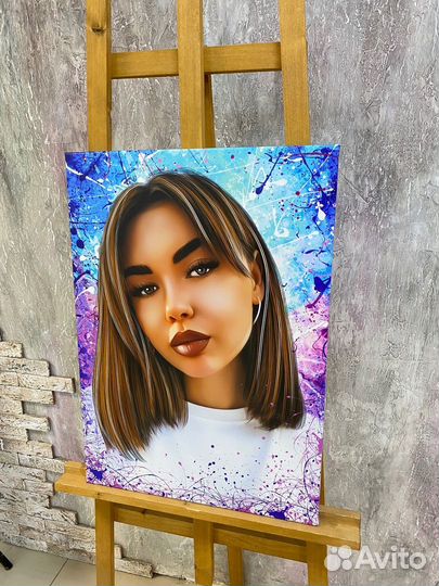 Портрет на холсте по фото