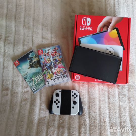 Nintendo switch oled с играми