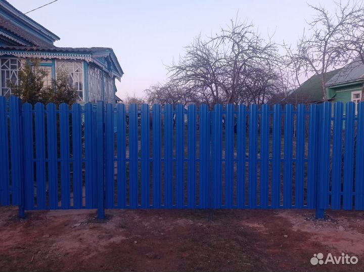 Забор из профлиста