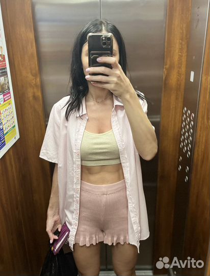 Шорты в рубчик