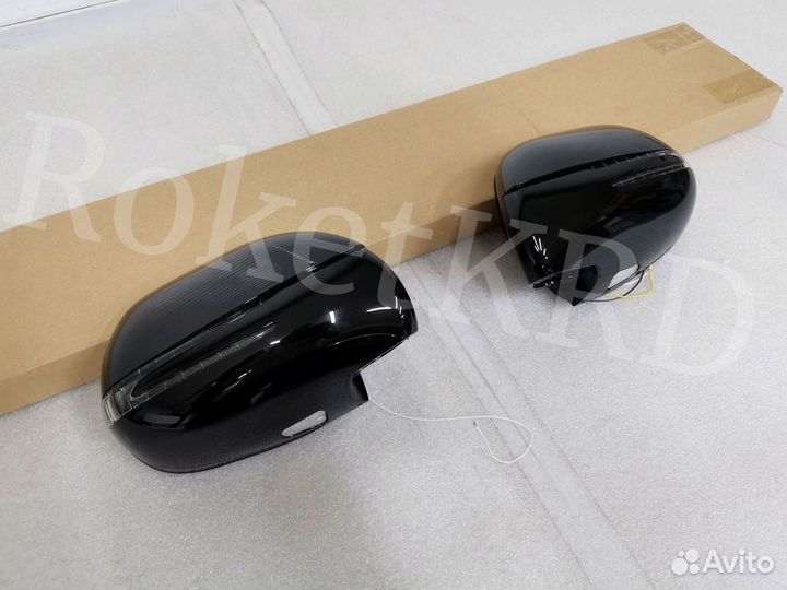 Корпуса зеркал Toyota land cruiser Prado 120 Черн