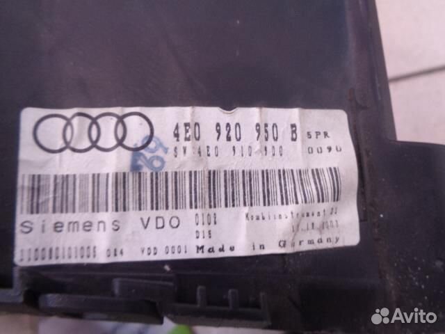 Панель приборов Audi A8 D3 2002-2010