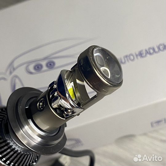 Светодиодные лампы с минилинзами H7