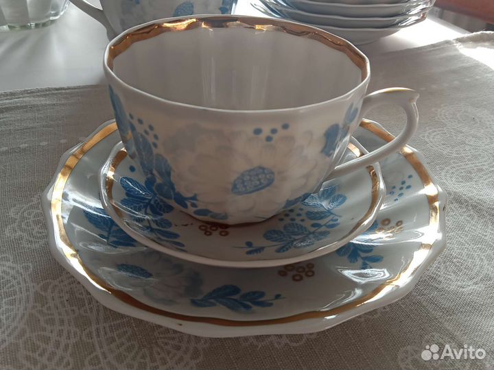 Чайная пара сервиза Вербилки