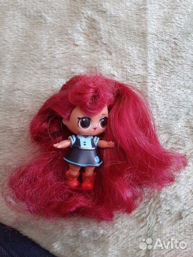 Кукла лол с волосами