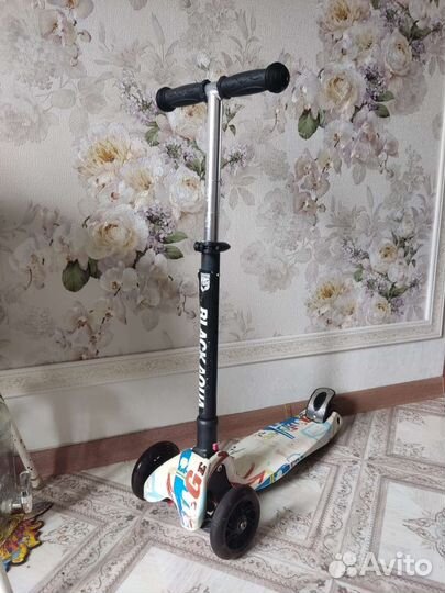 Самокат детский трехколесный бу