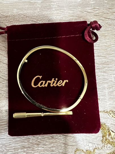Браслет под cartier