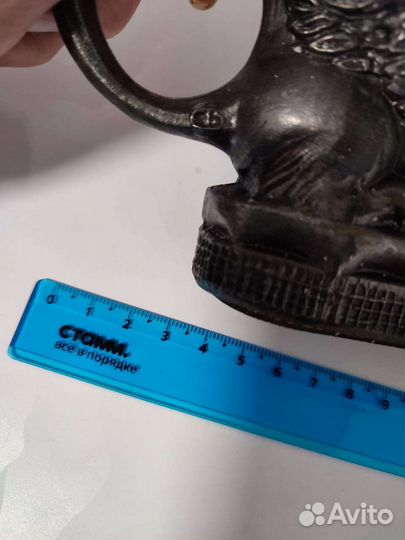 Подсвечник грифон 1980 годы, силумин