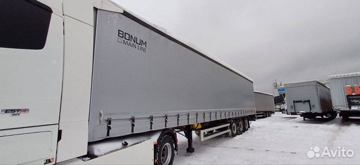 Полуприцеп шторный Bonum 914296-04, 2023