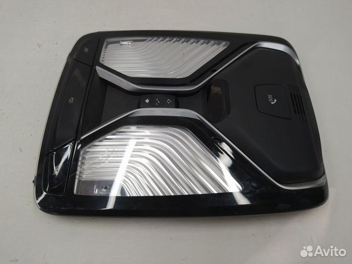 Б/У Б/У Фонарь салона (плафон) Черный, царапина на