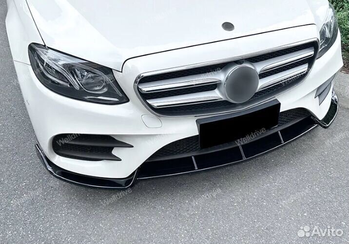 Сплиттер Mercedes W213 C238 AMG дорестайлиг