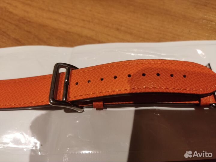 Кожаный ремешок Hermes Apple watch 3\4/5/6/7/8