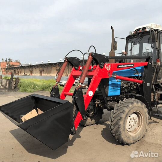 Погрузчик пф-1.1 для мтз передний мост балочный