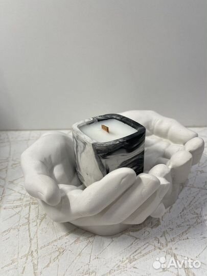 Руки Давида подставка для свечи