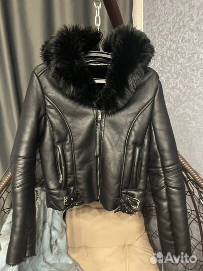 Эко кожа дубленка