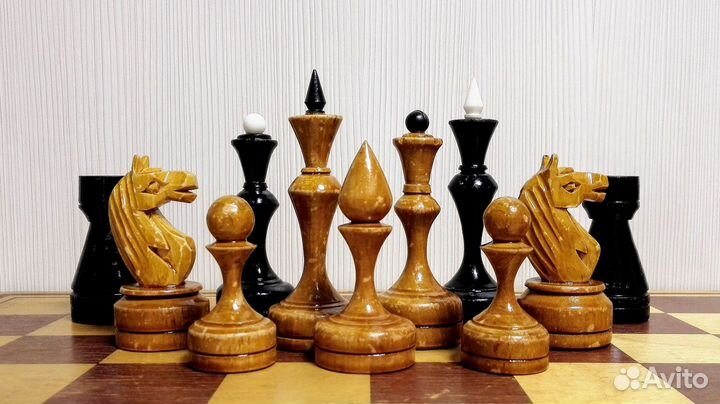 Шахматы СССР Деревянные Антикварные Турнирные 1976